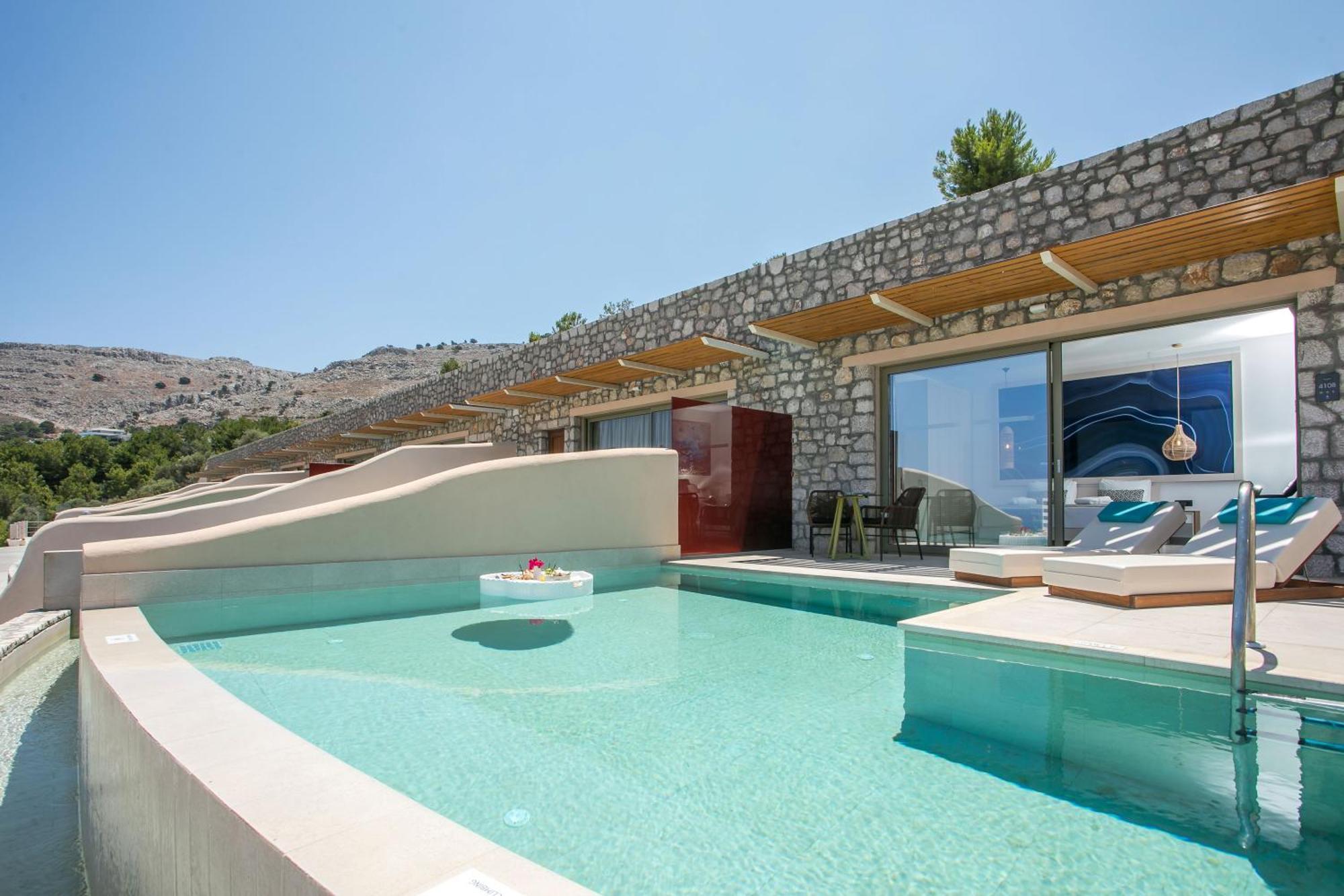 Lindos Bay Hotel Vlicha  Exterior photo